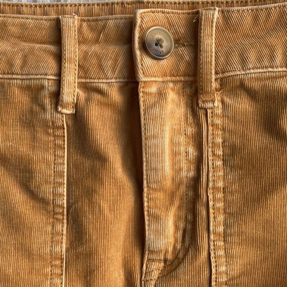 American Eagle High Rise A-Line Super Stretch Corduroy Skirt Size 2 - Picture 3 of 10